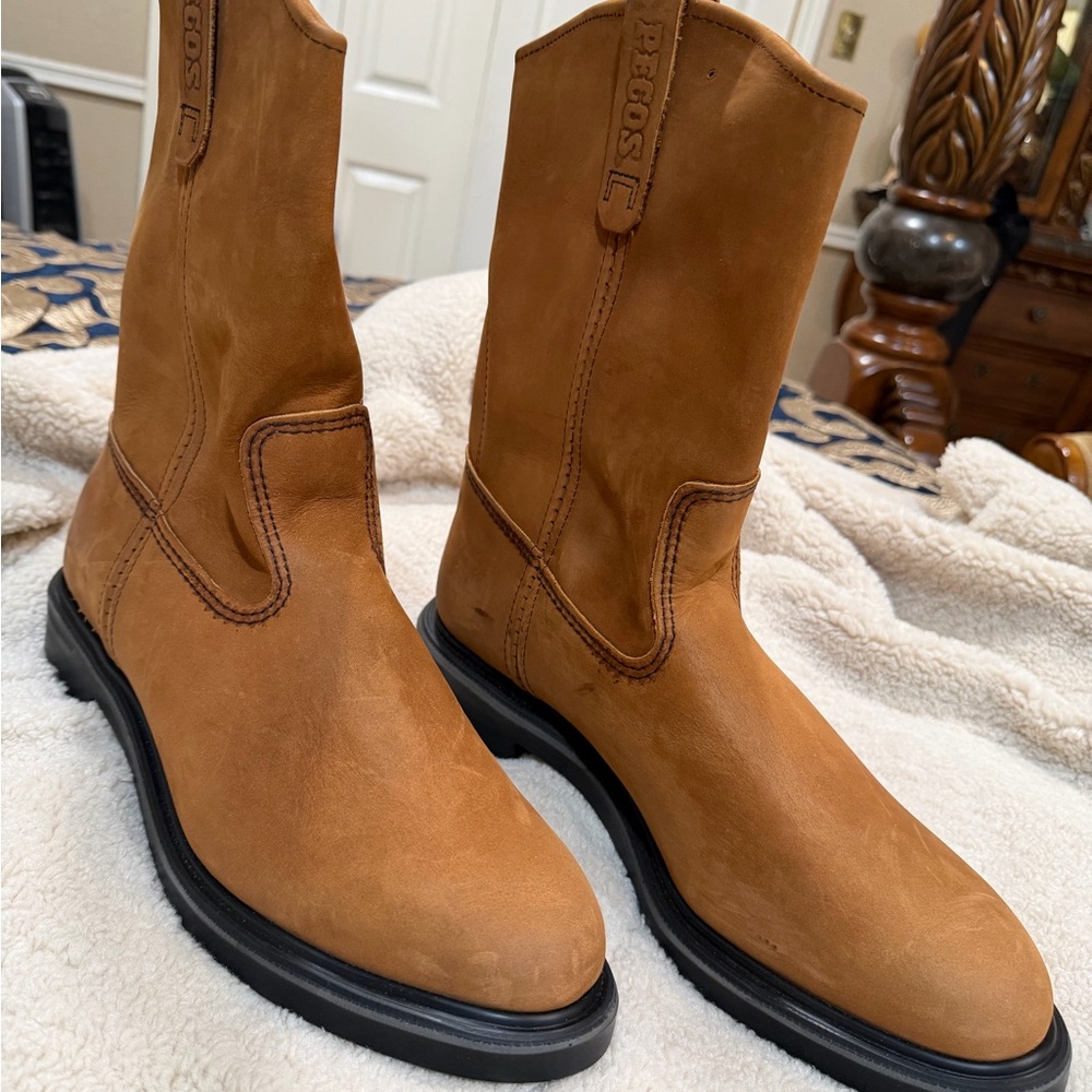 Red Wing Shoes Brown Leather Boots
